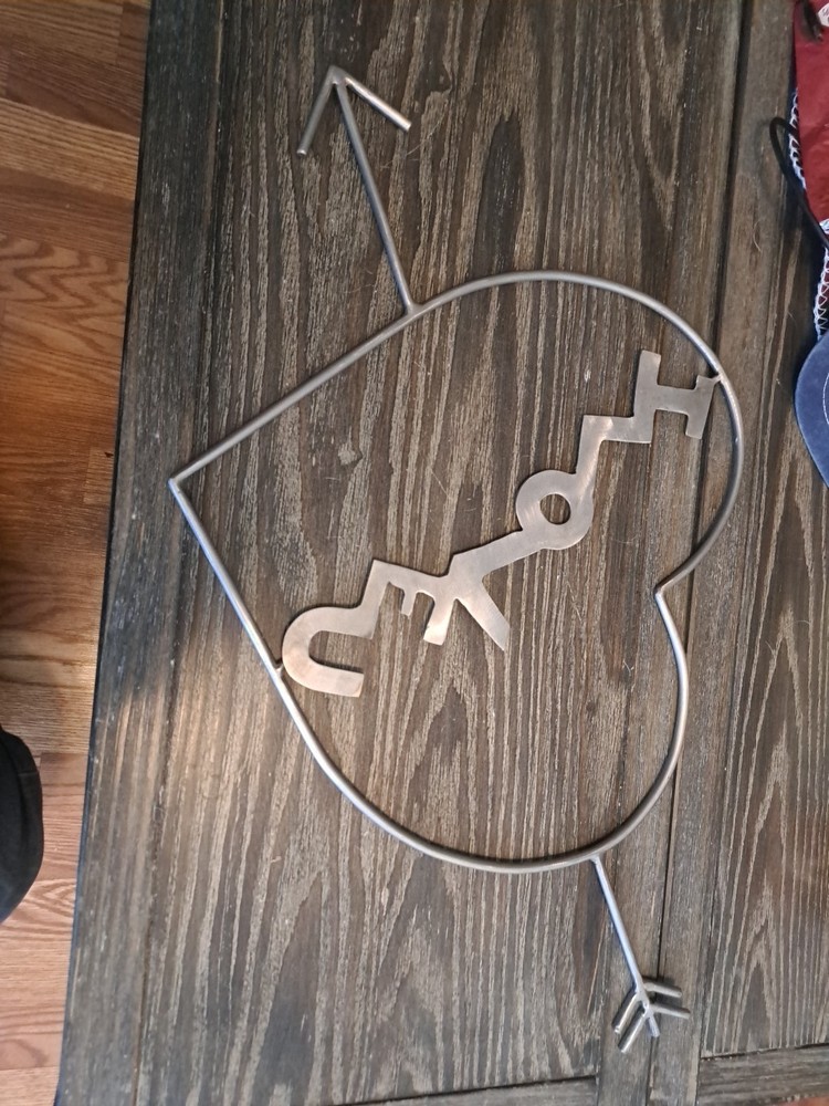 Valentines Day Sign Metal