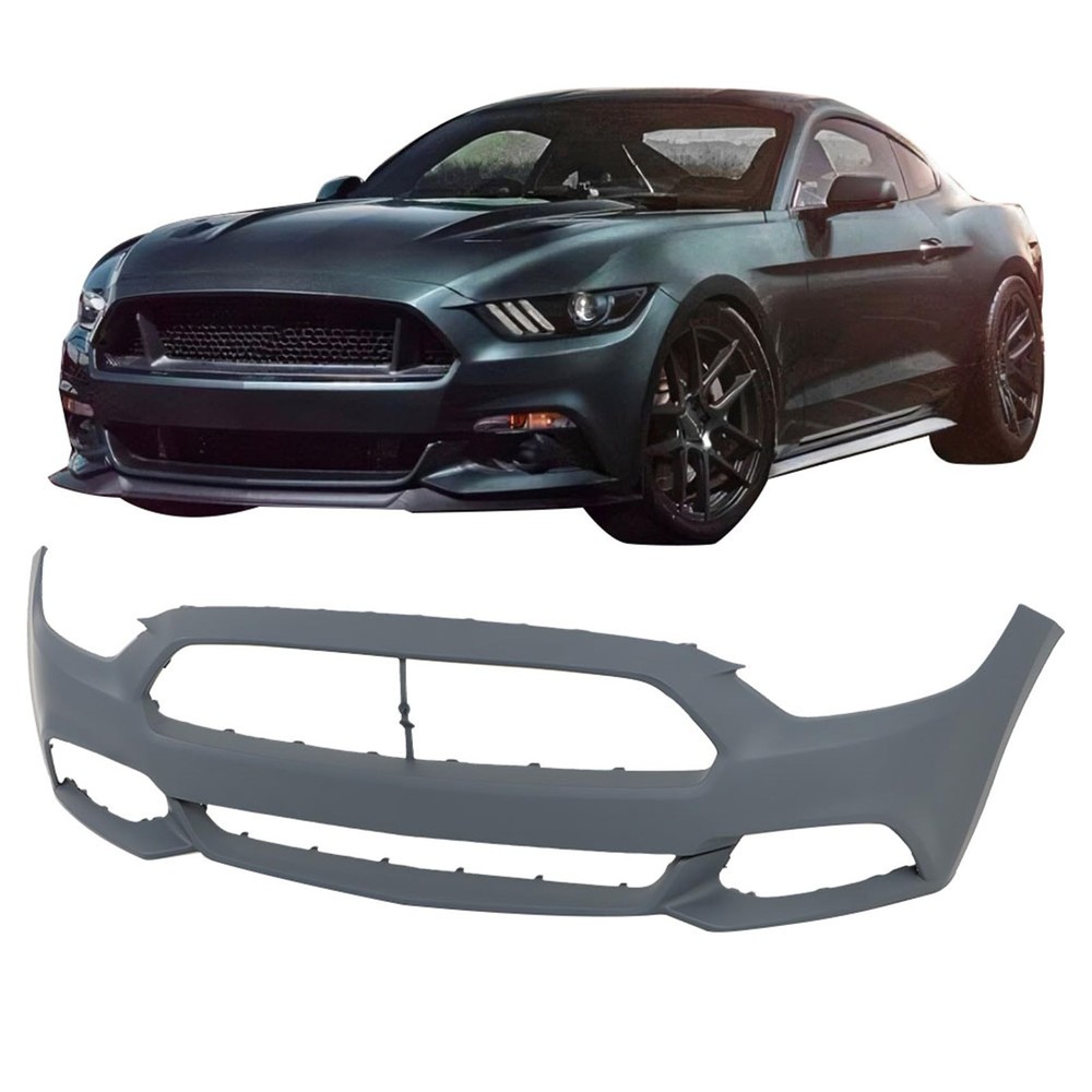 Front Bumper Cover Primed Replacement for Mutang 2015 2016 2017