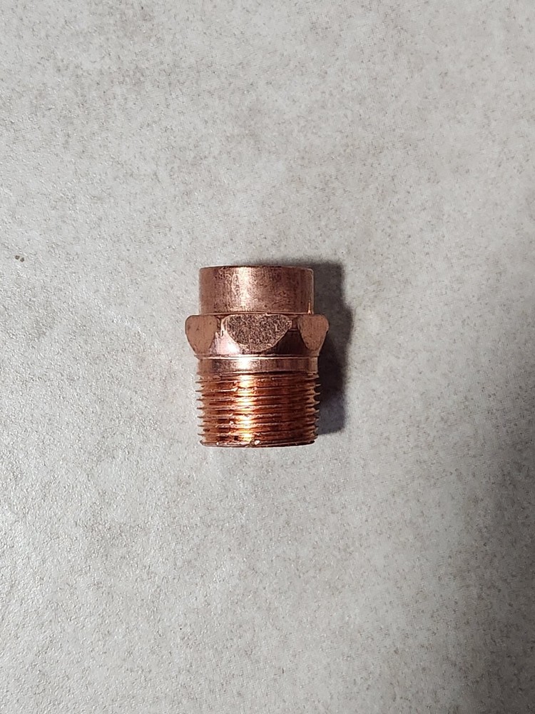 EVERBILT 3/4" COPPER PRESSURE CUP x MIP MALE ADAPTER FITTING NEW!