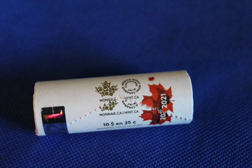 2021 Canada First Strike Quarter Direct from Special Wrap Roll.. Uncirculated