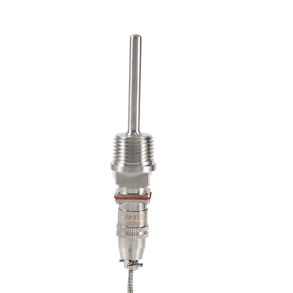 RTD PT100 Temperature Sensor Probe, 1/2" NPT Threads Thermocouple...