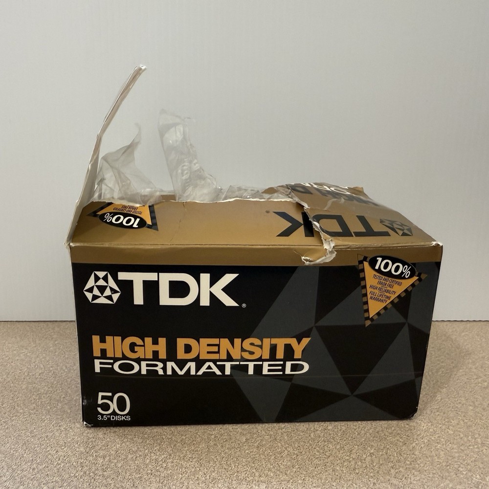 (30) TDK High Density Formatted 3.5" FLOPPY DISK MF-2HD - Open BoxInside