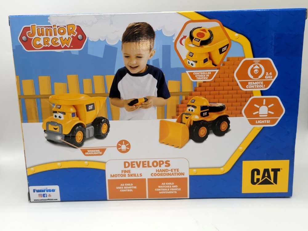 Cat Junior Crew Lil' Mighty RC Remote Control Front Loader Construction Toy
