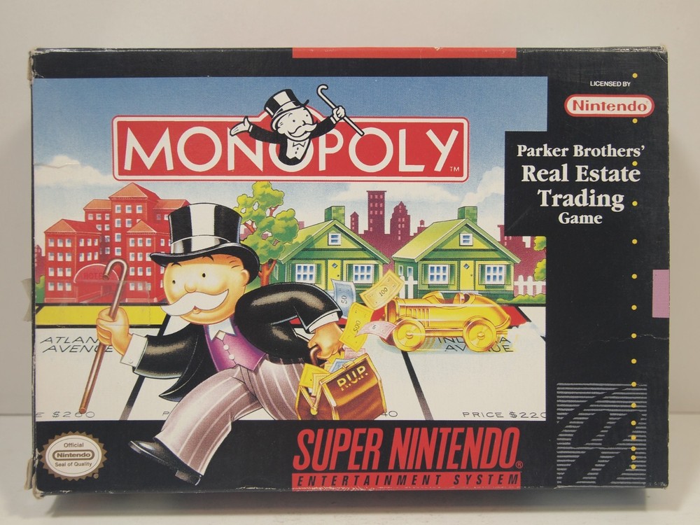 Monopoly (Super Nintendo | SNES) Authentic BOX ONLY