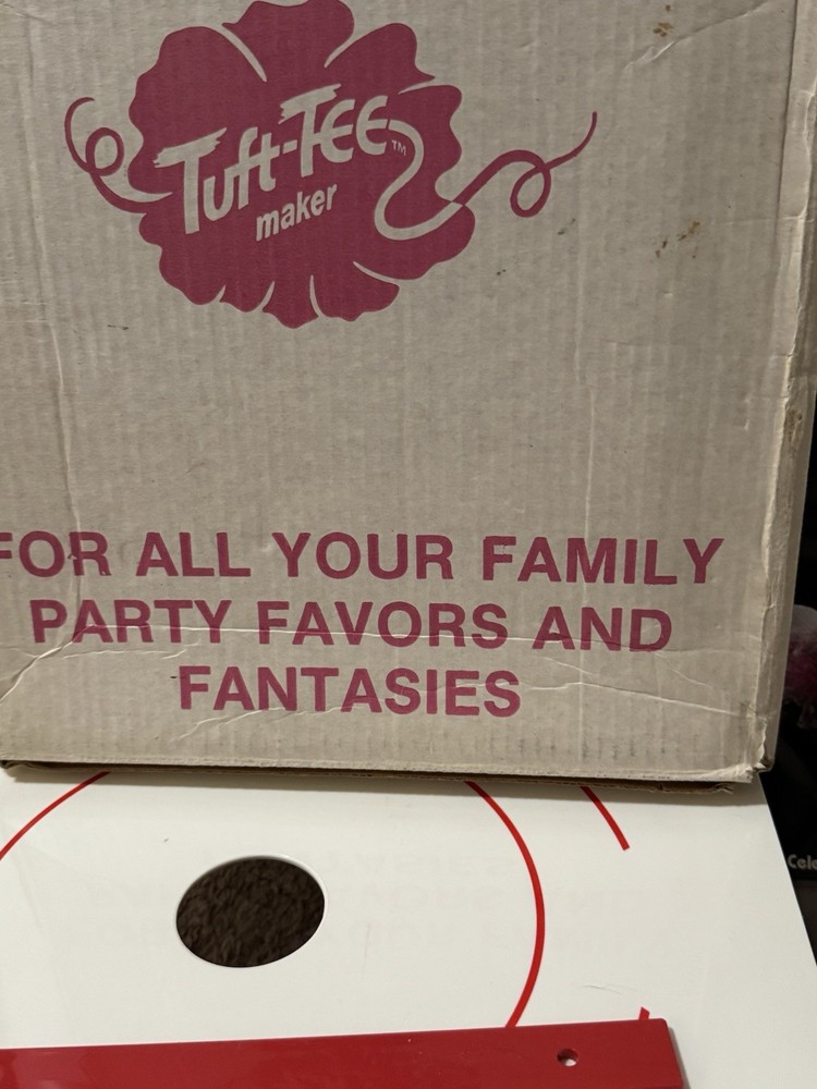 Vintage Tuft-Tee Maker Craft Kit 1990s Crafter Tool