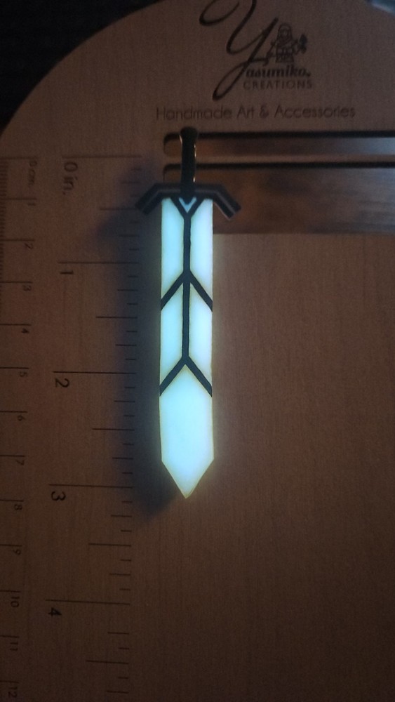 Magik Soulsword Pin (UV Reactive) - Handmade
