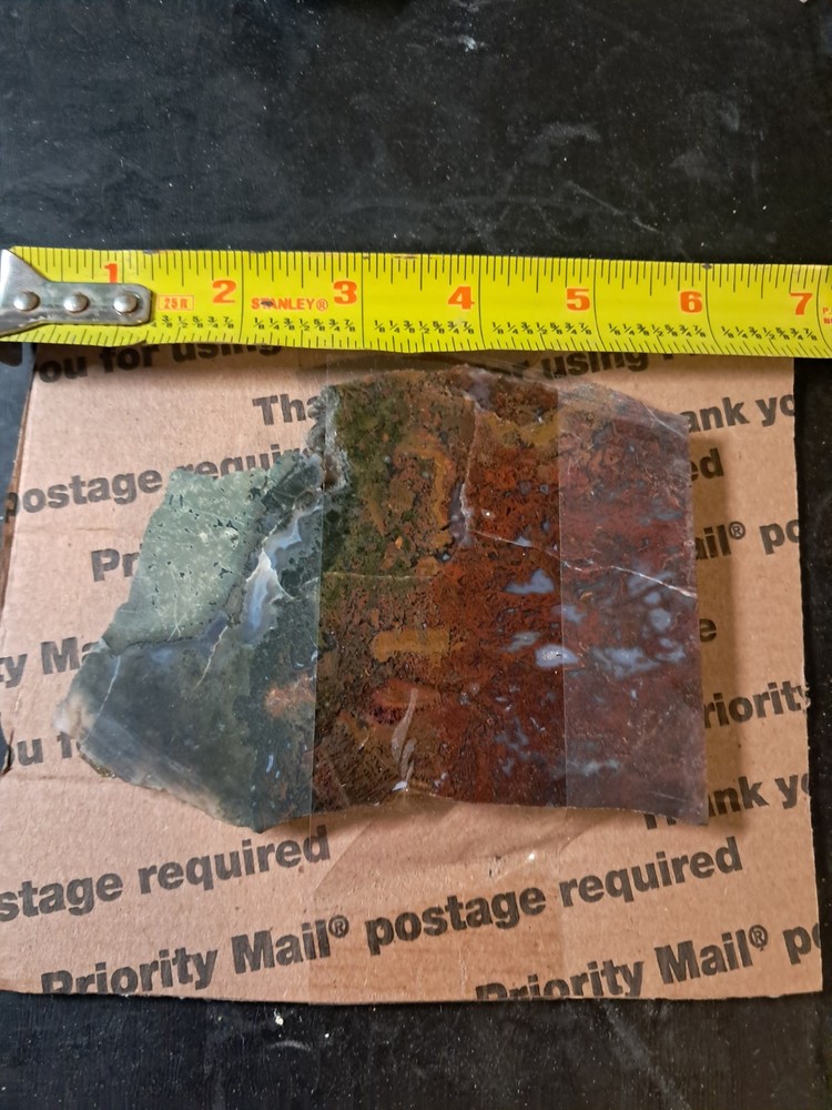 Maury Mountain Moss Agate Slab for Cabbing