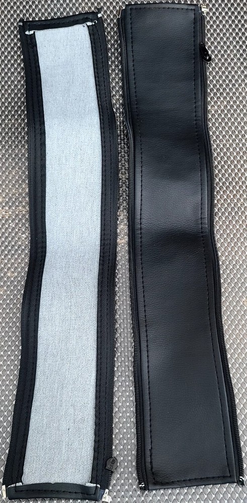 (2 Pack)  Removable Zipper Baby Stroller Handlebar Handle Cover