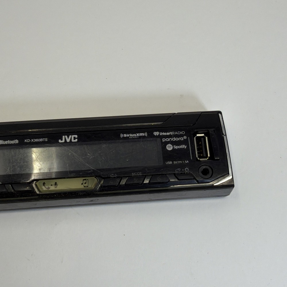 JVC KD-X360BTS Faceplate Only OEM Replacement Panel Bluetooth USB