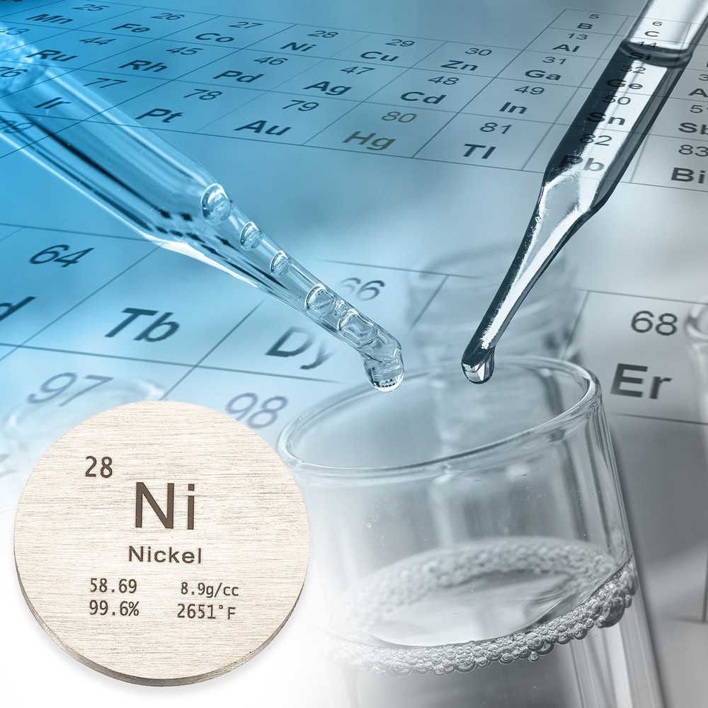 Nickel Disc 1" Ni Density Circle Sheets Plates for Collections