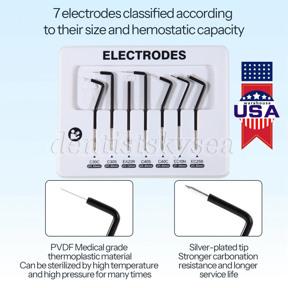Electro Electrosurgery Unit Machine High Frequency Electric 7pcs Knife US UPS