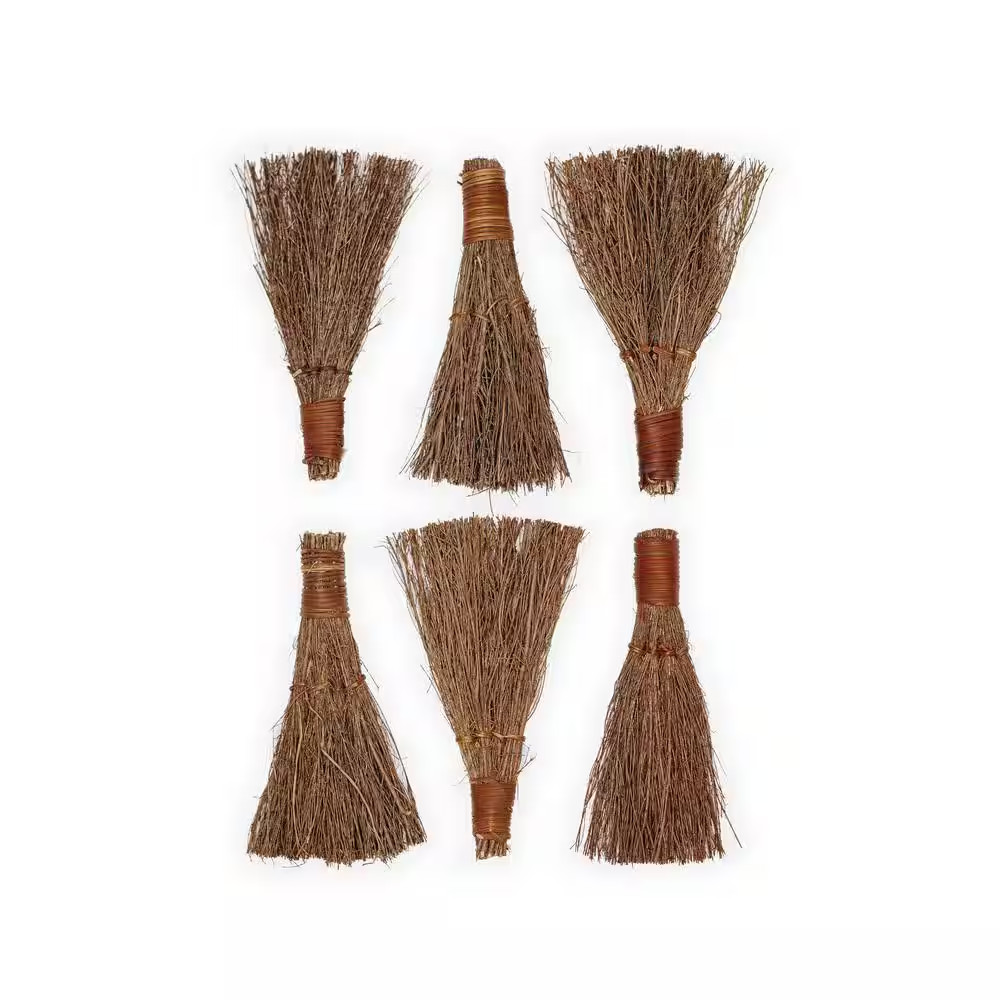 6 In. Classic Cinnamon Scented Broom (6-Pack)
