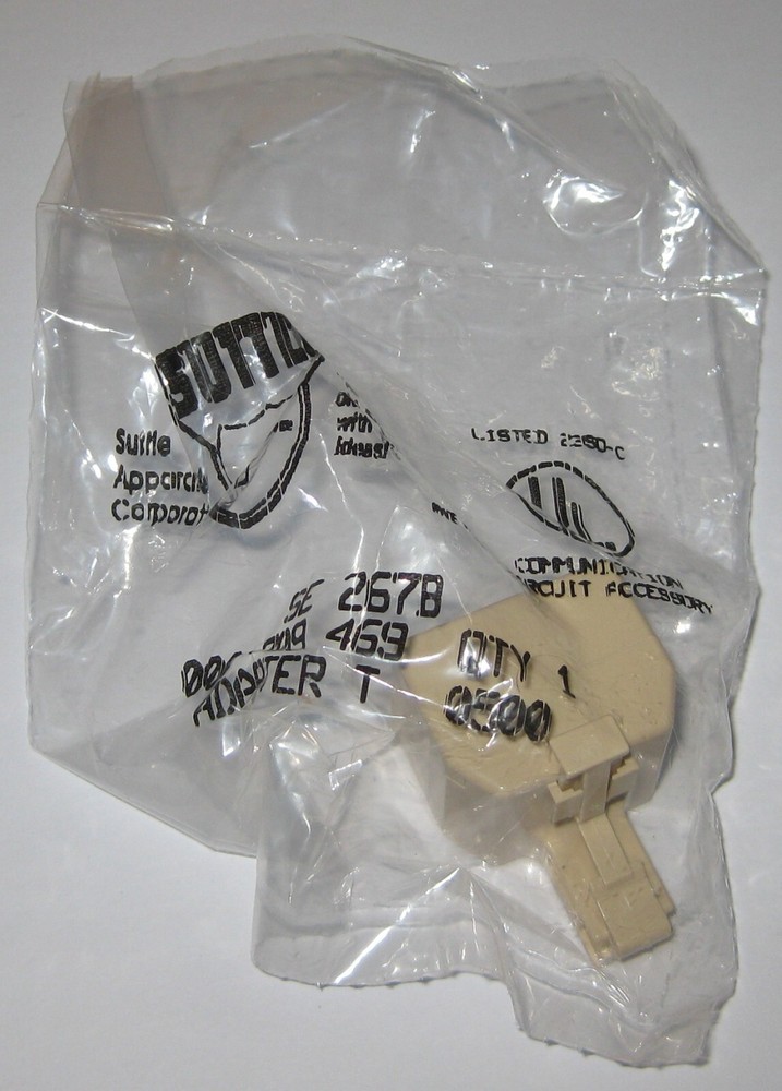 Suttle SE-267B Inline Modular T Adapter for 2 Line 4 Wire Telephone Jack