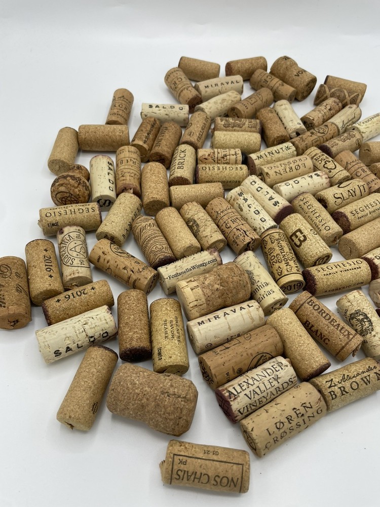 Premium Wine Corks Natural - Used Assorted 89 Count