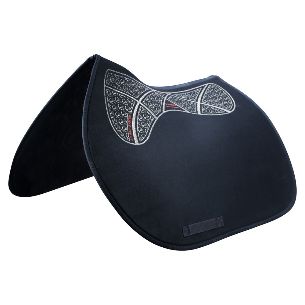 Acavallo Grip Sadlle Pad.  Navy /Silver