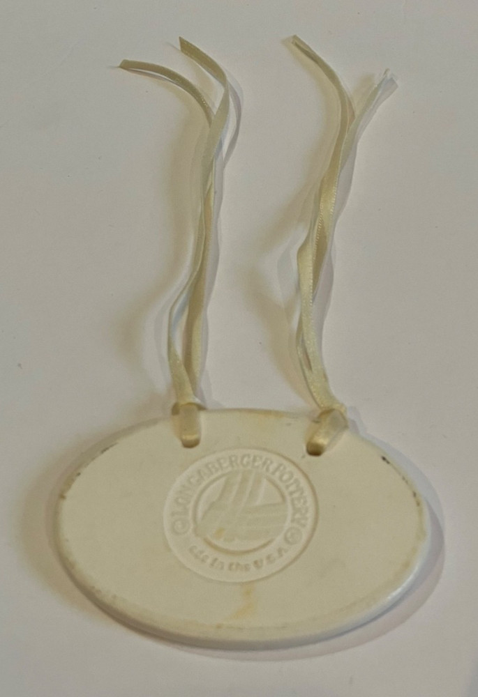Longaberger Coffee Basket Tie On