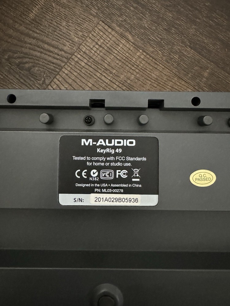 M-Audio KeyRig 49 Key MIDI Controller Keyboard