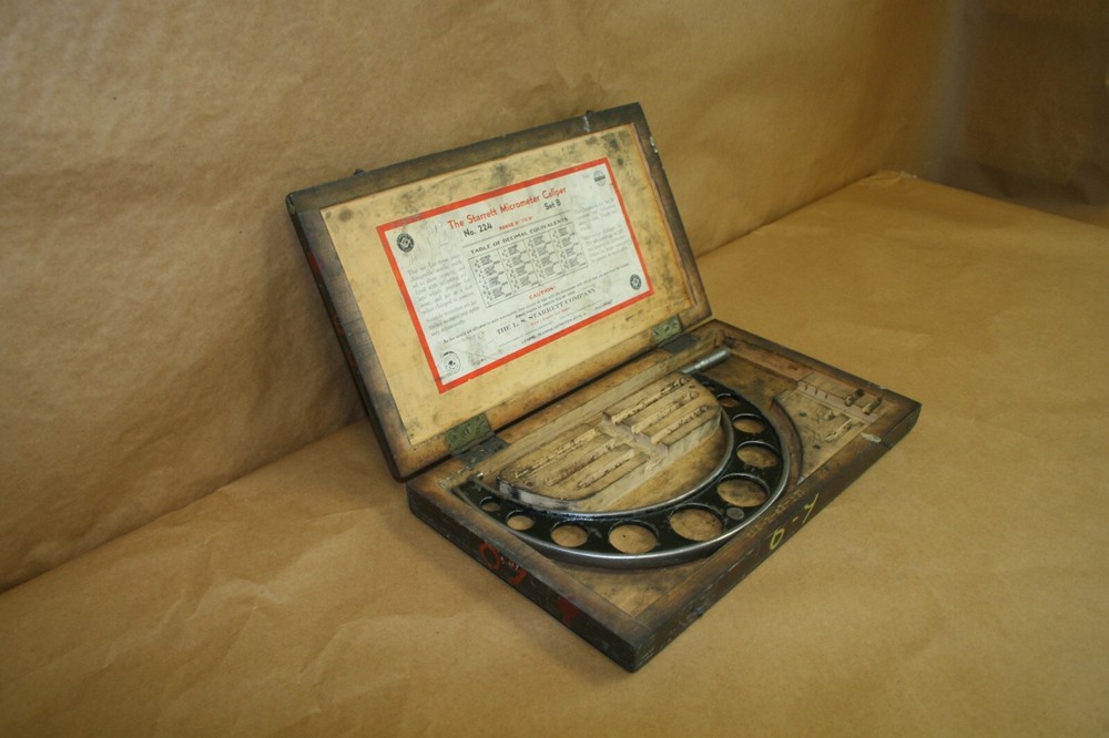 The Starrett Micrometer Caliper #224 Set B Range 6"-9"