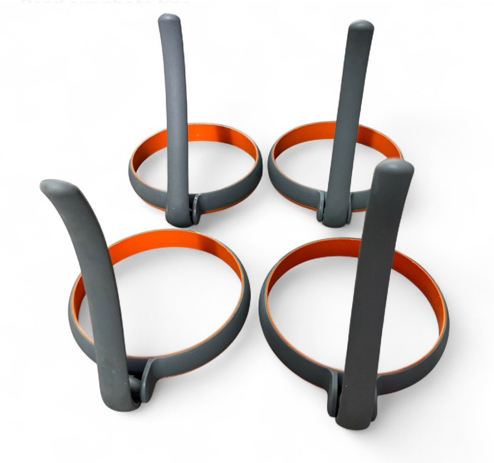 Blackstone Silicone 4 Egg Rings Circles Griddle Kitchen Cookware Kitchen Camping