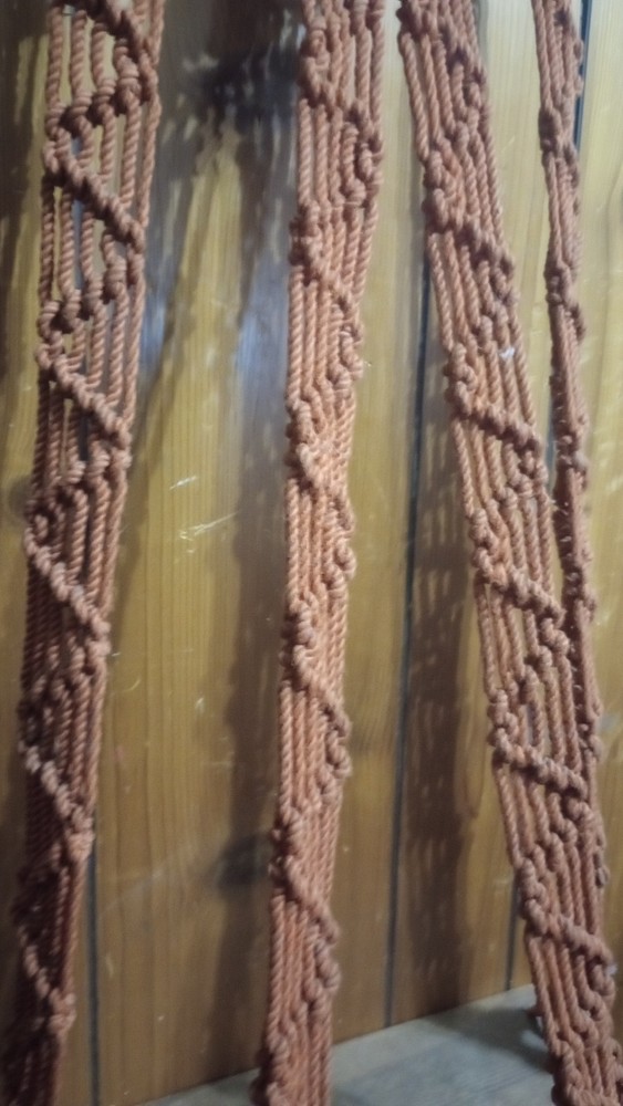 Vintage Macrame Shelf Terracotta