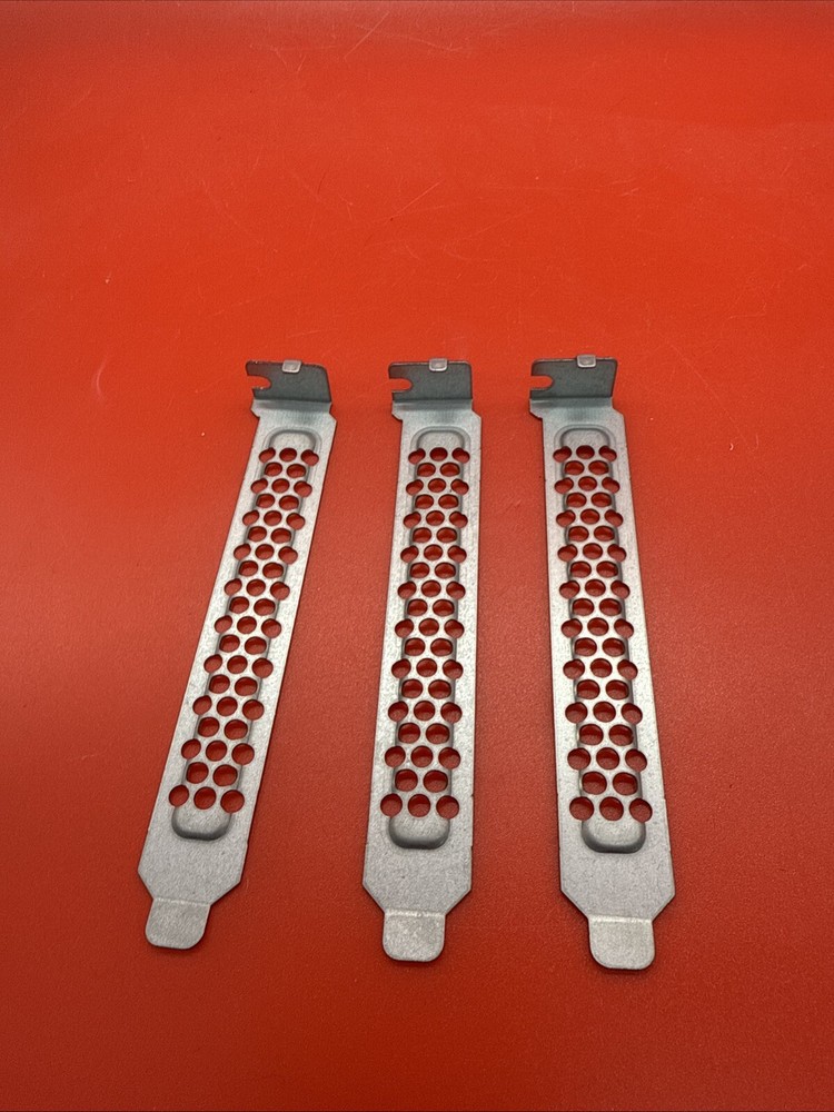 Quantity 3 - IBM Power8 Full Height PCI-e Vented Covers