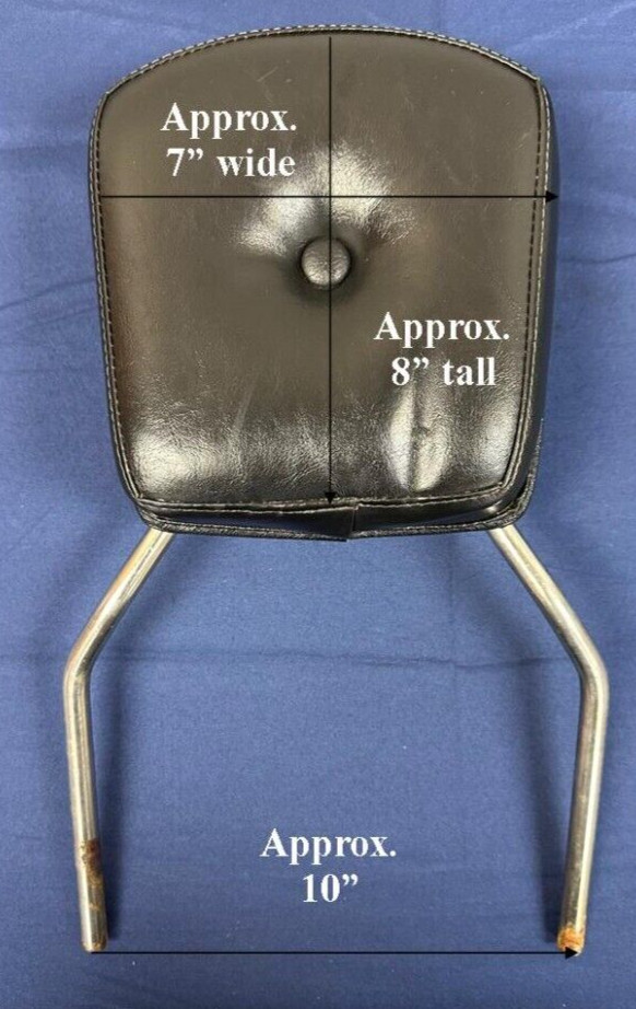Passenger Backrest Pad with Upright (PB #6)