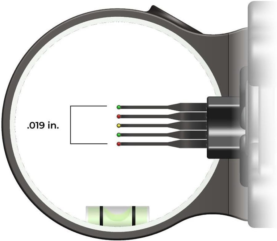 Compact Lightweight Archery Sight - Storm G2 Black