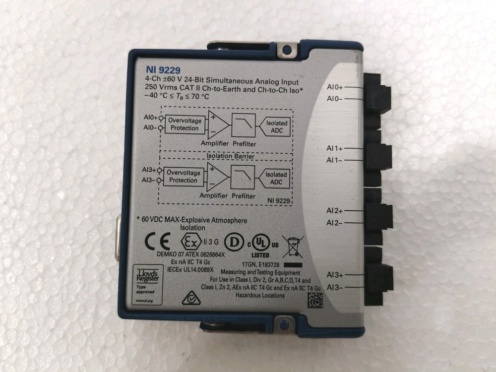 National Instruments NI 9229 Analog Input Module