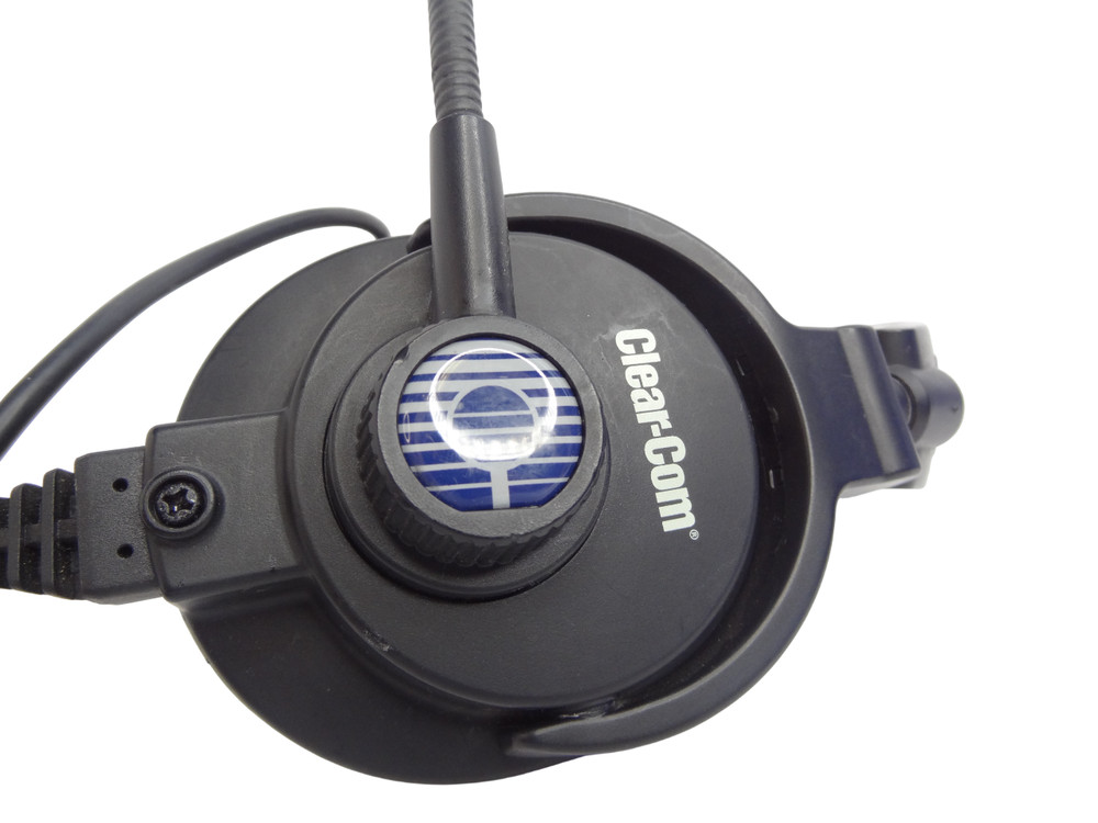 Clear-Com CC-300 Single-Ear Intercom Mic Headset with 4-Pin XLR Connector