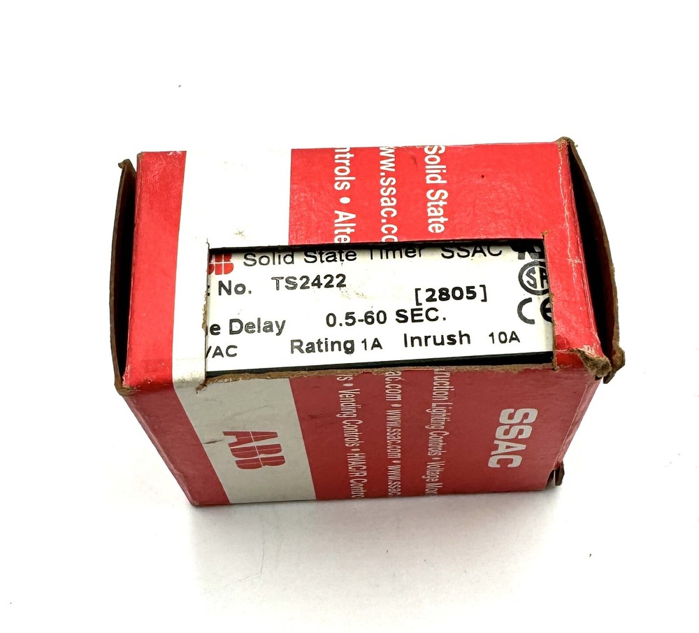 ABB TS2422 SSAC Solid State Timer 0.5.60 Sec