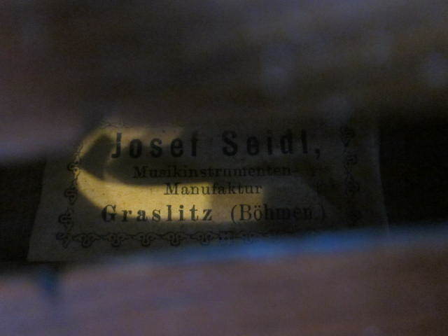 vintage josef seidl violin