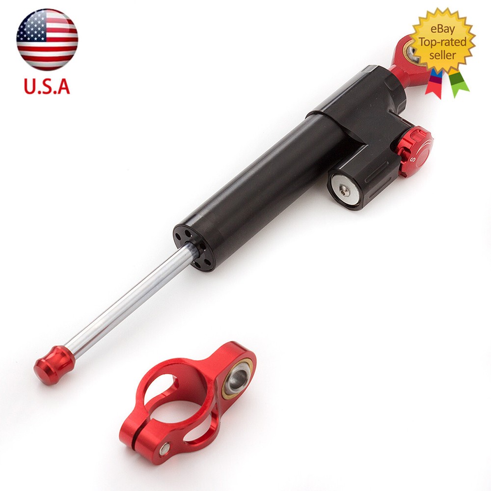 CNC Universal Shock Steering Damper Linear Stabilizer Reversed Safety Control