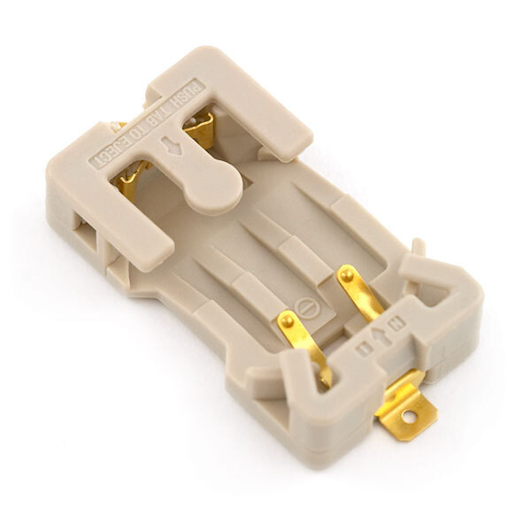 [ SparkFun DEV-08822 ] Coin Cell Battery Holder - 20mm (Sewable)