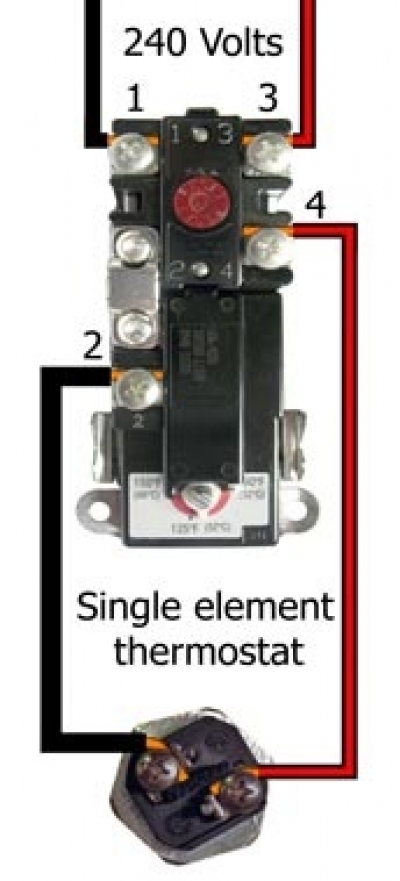 FREE US S&H! THERM O DISC 4090 THERMOSTAT 4 SINGLE ELEMENT ELECTRIC WATER HEATER