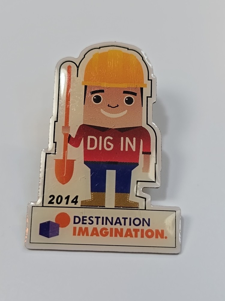 Destination Imagination Lapel Pin Dig In 2014