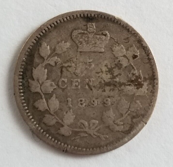 1899 5 Cent Canada Queen Victoria