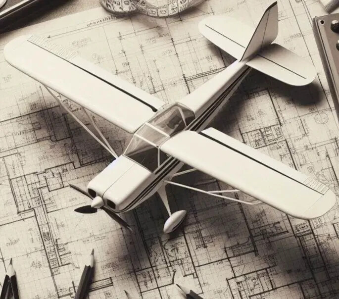 Airplane plan ROLLED SHIPPING FEE