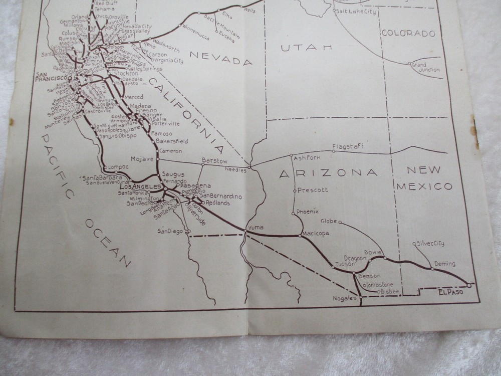 1901 Pacific Coast Theatrical Circuit Guide Pamphlet