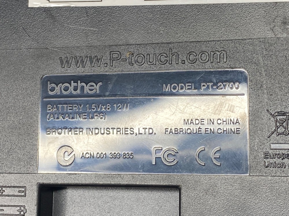 BROTHER Label Maker #PT2700