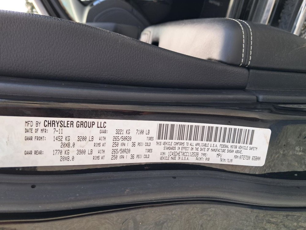 Console Front Floor Fits 11-13 DURANGO 4788059