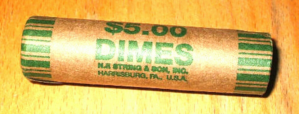 1997-D Uncirculated ROOSEVELT DIME ROLL 💥💥💥💥💥💥💥💥💥💥💥💥💥💥💥💥💥💥💥💥