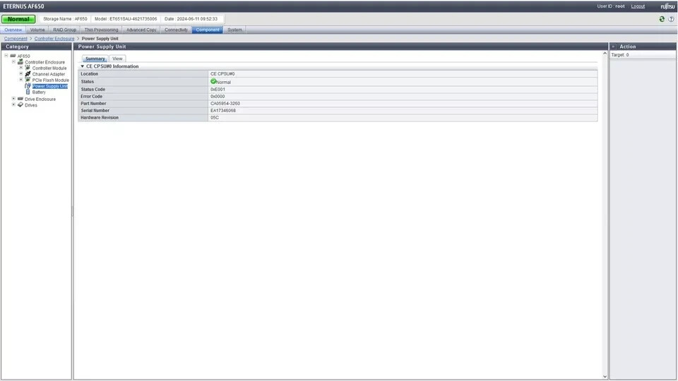 Fujitsu Eternus AF650 All Flash Array 3U Controller Enclosure FTS:ET651SAU