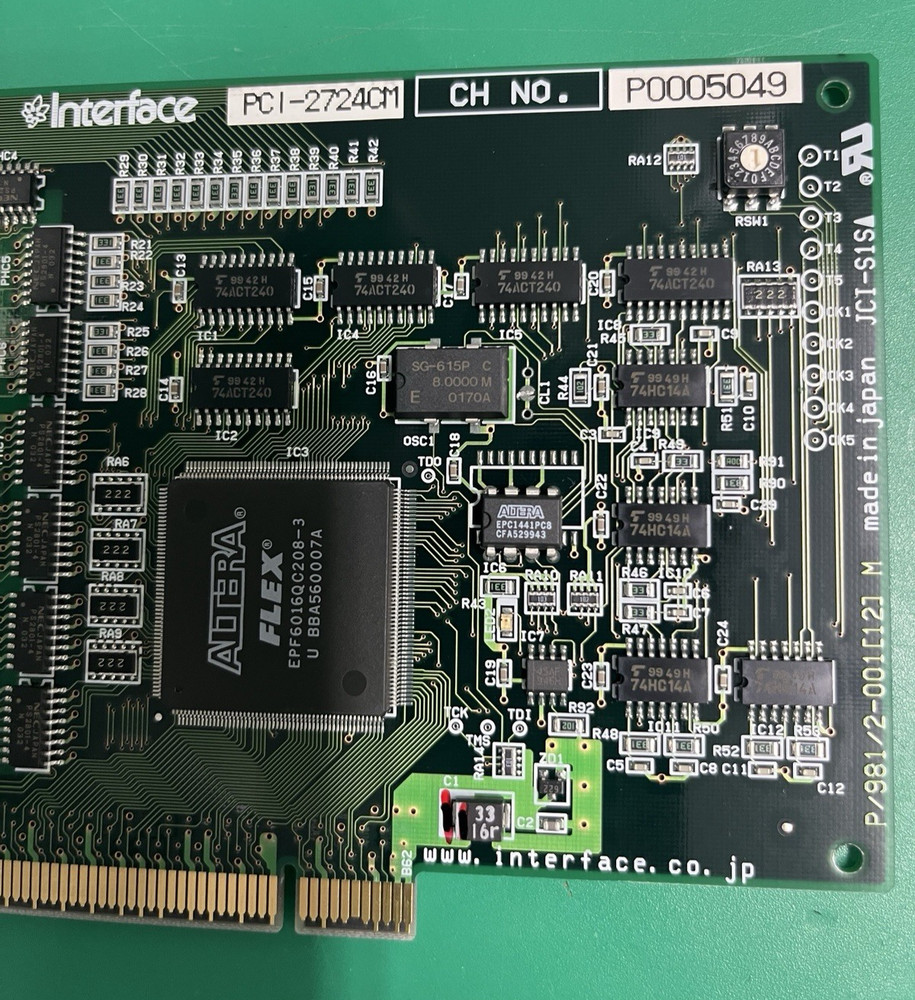 Interface PCI-2724CM JCI-SIS