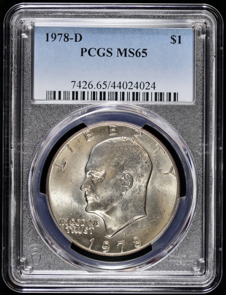 1978-D $1 Eisenhower "Ike" Dollar PCGS MS 65 | Uncirculated UNC BU