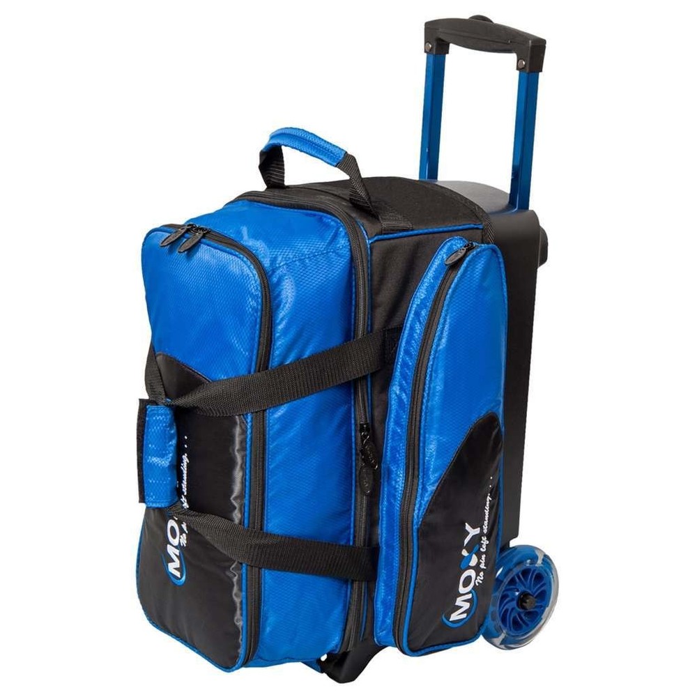 Moxy Blade Premium Double Roller Bowling Bag- Royal/Black