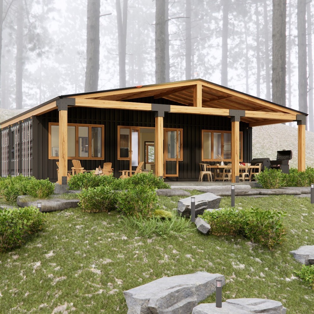 Container house plans - 4 bedrooms - 2 bathrooms - Digital PDF File