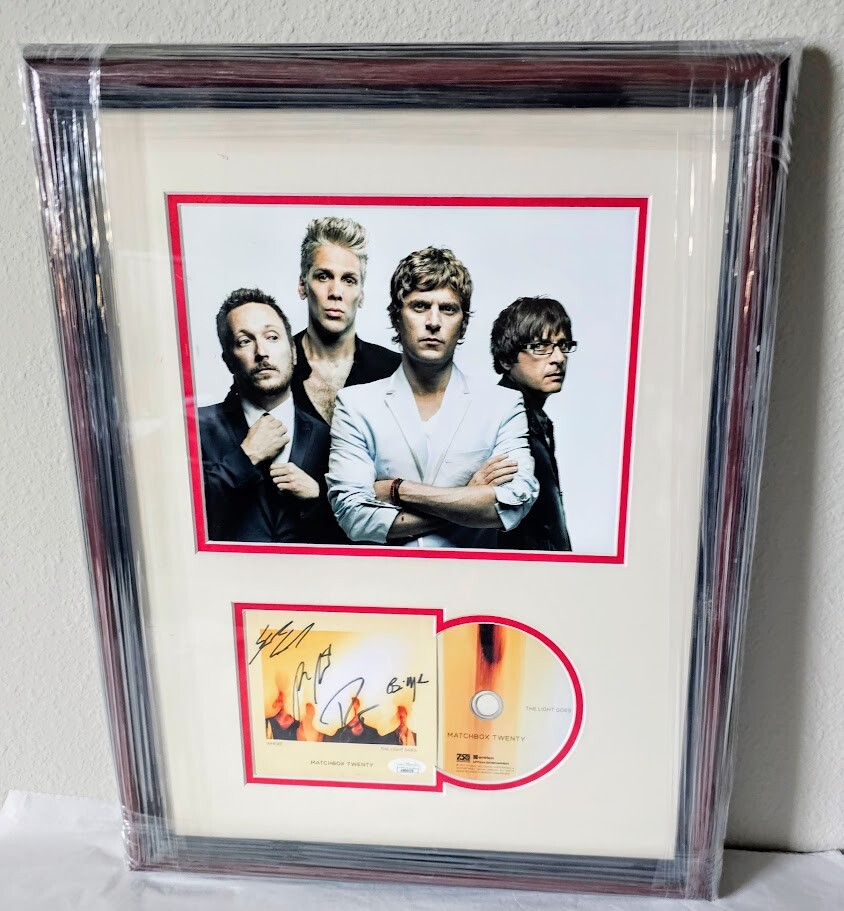 Matchbox Twenty Band Signed Where the Light Goes Autographed  JSA Certified