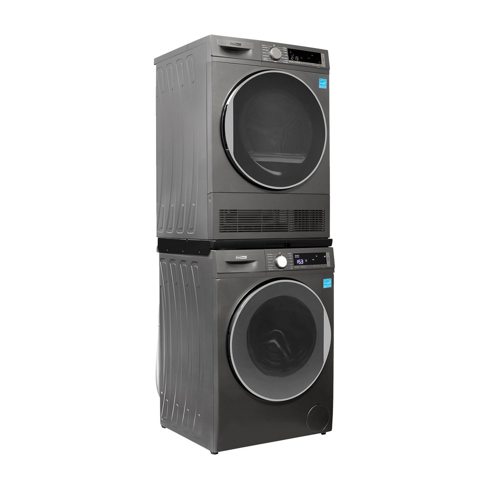 Conserv LUXE STACKABLE Washer 2.2 cf 110 V Dryer 4 Cf 220V with Stacking Shelf