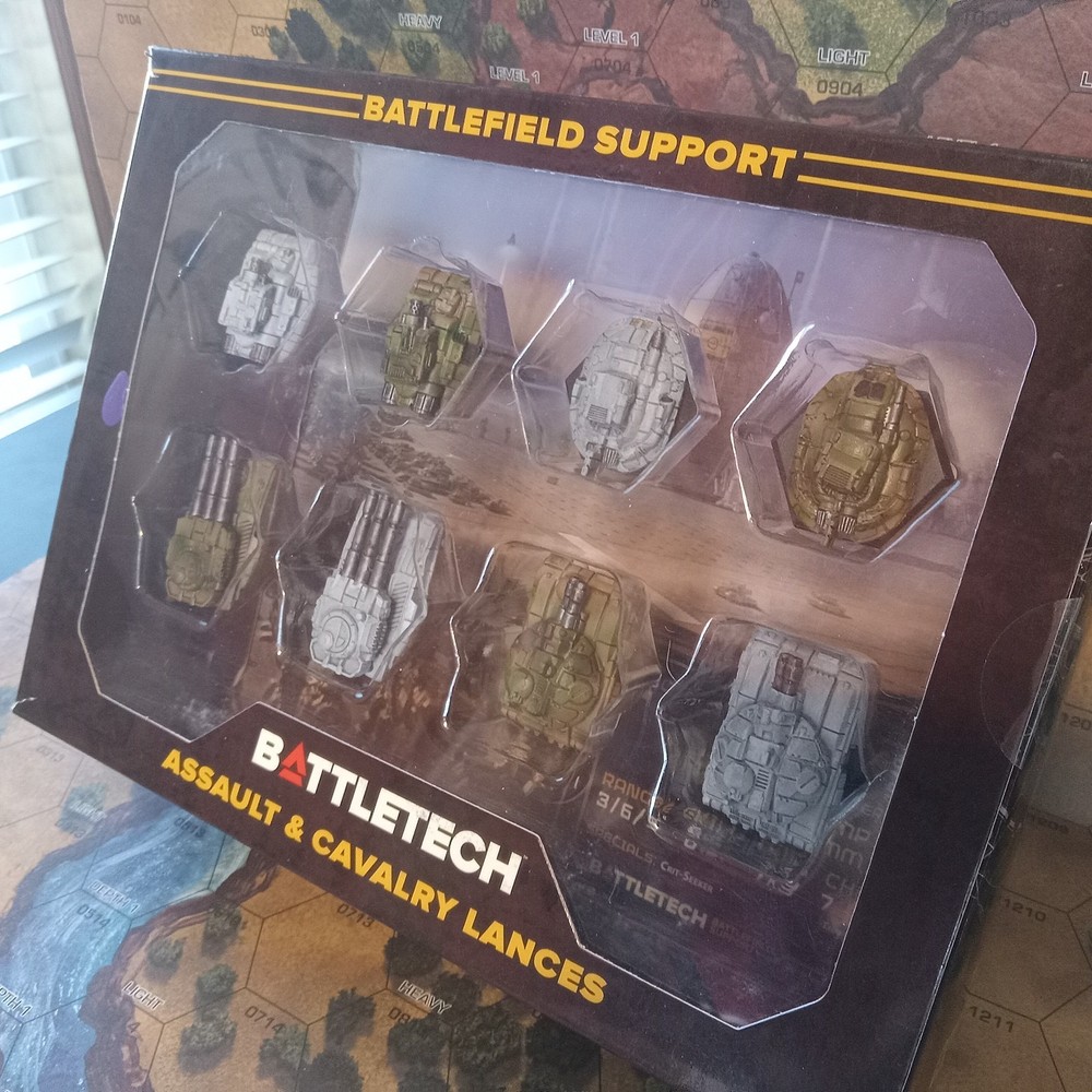 Battletech, Battlefield Support, Pro Painted, Assault & Cavalry Lances
