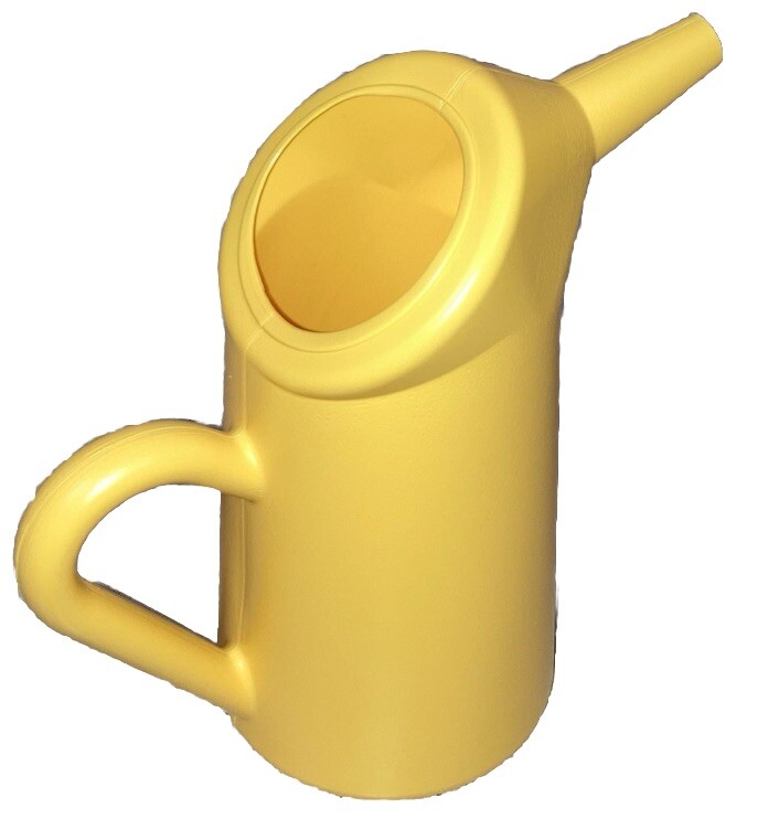 Yellow Plastic Funnel Cake Pancake Batter Pitcher